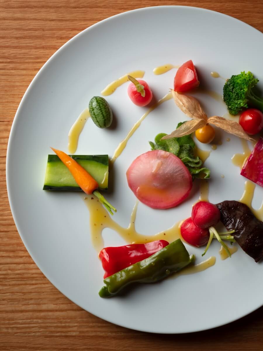 信州・朝採れ野菜。